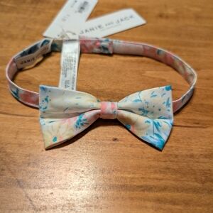 Janie and Jack Pastel Floral Bow Headband  - Pink & Blue 6 & Up